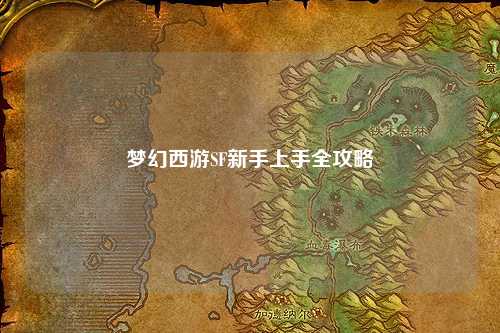 梦幻西游SF新手上手全攻略