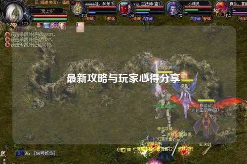 最新攻略与玩家心得分享