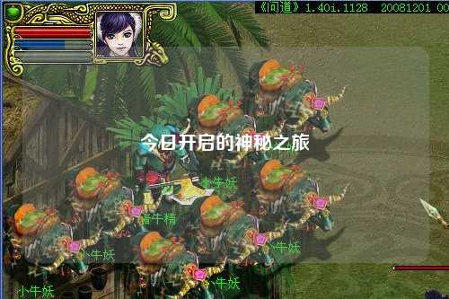 今日开启的神秘之旅