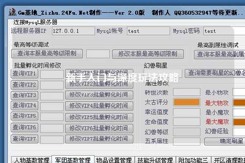 新手入门与深度玩法攻略