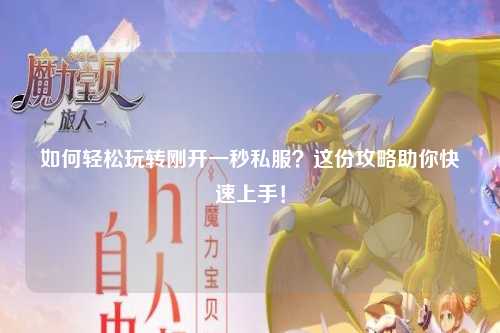 如何轻松玩转刚开一秒私服?这份攻略助你快速上手!