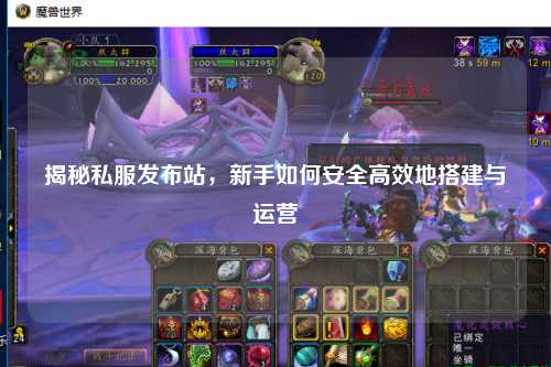 揭秘私服发布站,新手如何安全高效地搭建与运营